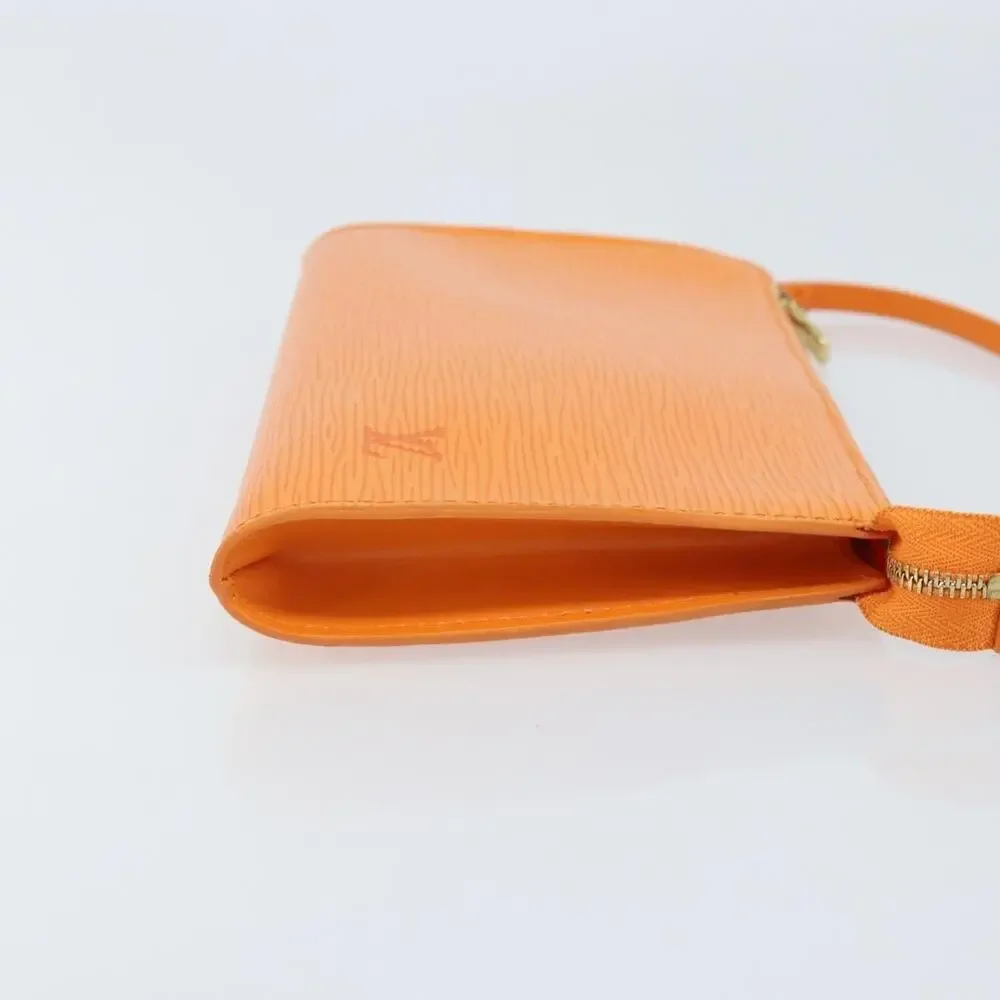 Louis Vuitton Epi Pochette Accessoires Pouch Orange Mandarin